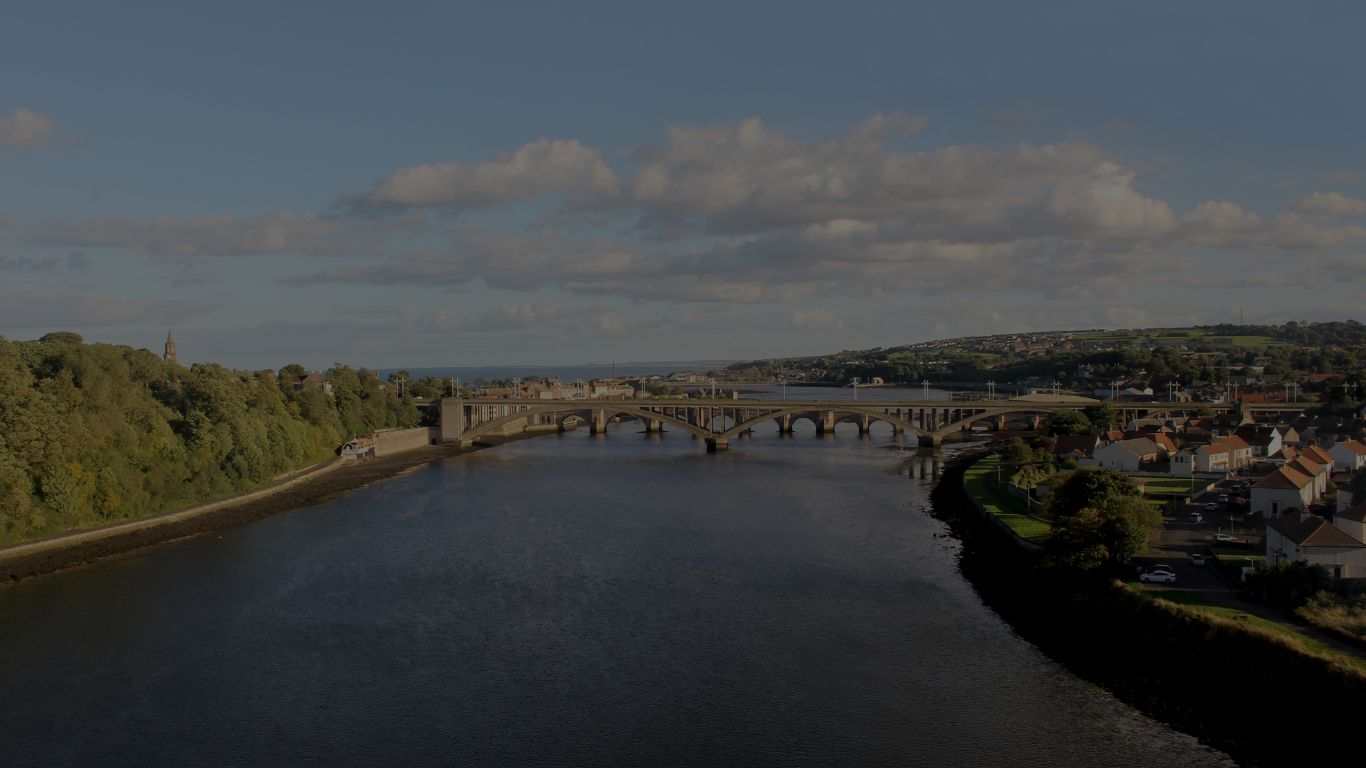 Scenic view of Berwick-upon-Tweed landscape